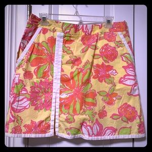 Lilly Pulitzer Skirt, floral, size 10